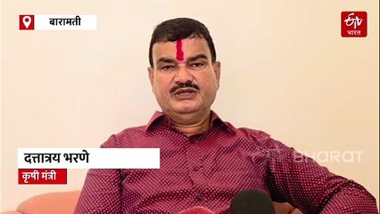 कृषी मंत्री दत्तात्रय भरणे यांचं शेतकऱ्यांना मदतीचं आश्वासन; म्हणाले "पंचनामे थोडे उशिरा, पण मदत नक्की"