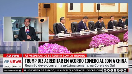 Trump diz acreditar em acordo comercial com a China; Thulio comenta