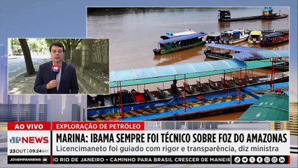 Marina Silva diz que licença do Ibama para foz do Amazonas foi técnica