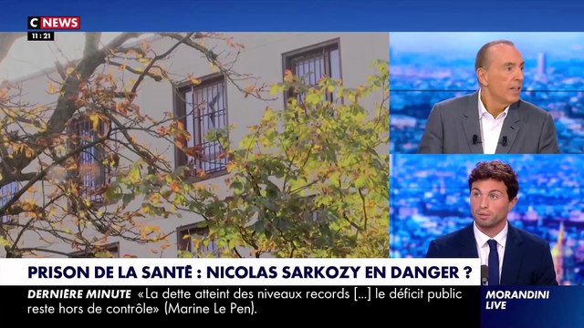 Menaces contre Nicolas Sarkozy à la Santé - Face à face inédit ce matin entre un policier et un gardien de prison dans Morandini Live : Ce n'est pas à vous d'assurer sa sécurité!