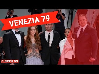 The Whale: Darren Aronofsky, Brendan Fraser e Sadie Sink sul red carpet di Venezia 79