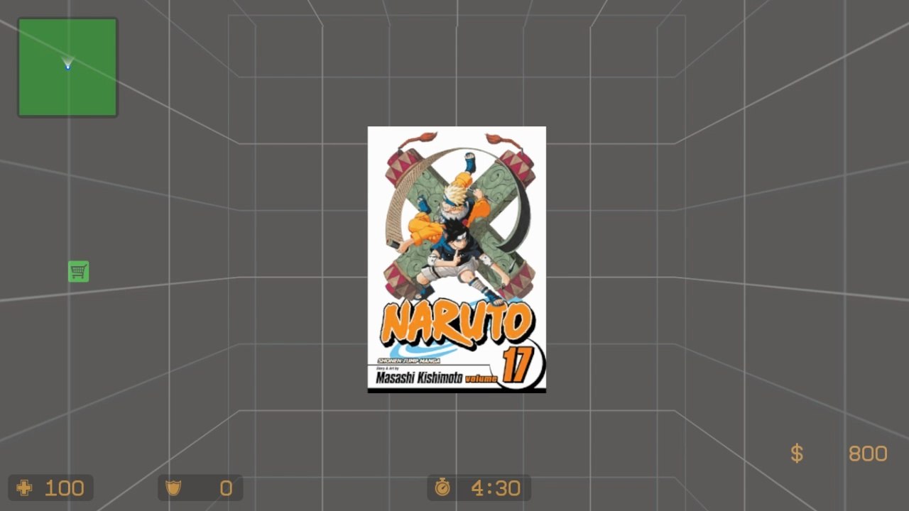 NARUTO Volume 17 Cover Art spray mod | Counter-Strike: Source