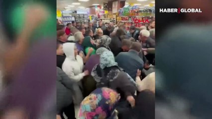 Bin liralık televizyon için birbirlerini ezdiler!