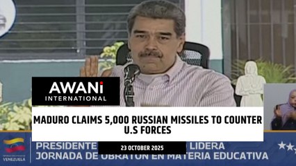 Maduro claims 5,000 Russian missiles to counter U.S forces