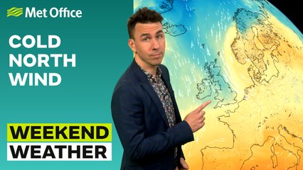 Weekend weather 23/10/2025 – Bright spells & showers – Met Office weather forecast UK