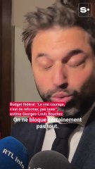 Budget fédéral: "Le vrai courage, c'est de reformer, pas taxer" estime Georges-Louis Bouchez