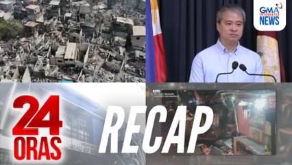 24 Oras: (Part 1) Nasa 1,000 pamilyang nasunugan sa Malabon | Ombudsman, ipapa-dismiss si Sen. Villanueva | Nasunog na bldg ng DPWH, atbp.