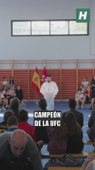 Ilia Topuria y Madrid unen fuerzas para decir 'no' a las drogas y al acoso escolar