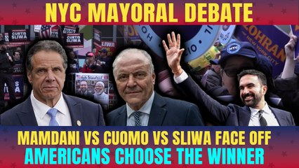 Americans REVEAL NYC Mayoral Debate Winner | Mamdani, Cuomo Or Sliwa? Anti-Trump Mamdani Leads