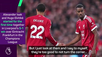 Cole suggests playing Isak and Ekitike together is key to Liverpool success