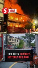 Century-old Taiping landmark razed in pre-dawn fire