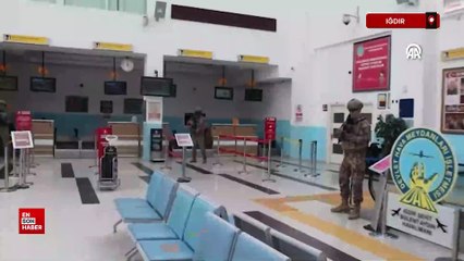 Iğdır Şehit Bülent Aydın Havalimanı'nda patlayıcı madde tatbikatı yapıldı