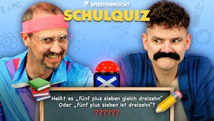 @JuckiHa⁩ & ⁨@StachMat⁩ müssen zurück auf die Schulbank! Wer besteht das Schulquiz?
