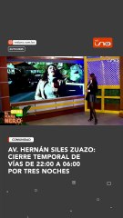 AV. HERNÁN SILES ZUAZO: CIERRE TEMPORAL DE VÍAS DE  22:00 A 06:00 POR TRES NOCHES