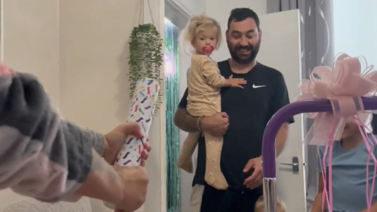 Birthday girl makes two entrances after party cannon mishap leads to a funny celebration fail