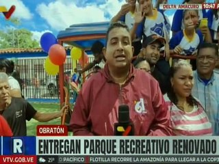 Poder popular entrega parque recreativo renovado en beneficio de las familias del edo. Delta Amacuro