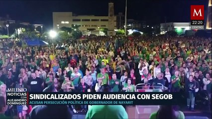 Trabajadores de Nayarit denuncian persecución política del gobernador