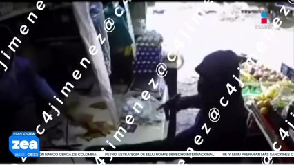 ¡A punta de pistola! Sujetos asaltan negocio en la alcaldía Xochimilco