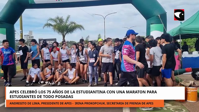 APES celebró los 75 años de la Estudiantina con una maratón para estudiantes de todo Posadas