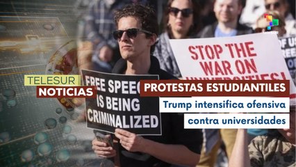 Protestas estudiantiles en Estados Unidos se intensifican