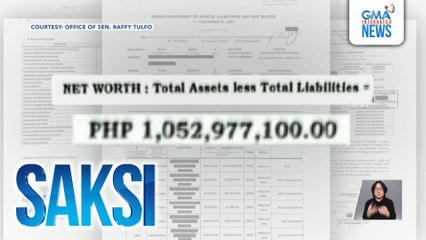 Sen. Raffy Tulfo, nagbigay ng kopya ng kanyang SALN SA GMA Integrated News | Saksi