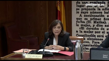 La gerente del PSOE, en el Senado: “En el PSOE no ha habido ningún pago en efectivo que no esté documentado”