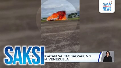 2 patay, 2 sugatan sa pagbagsak ng eroplano sa Venezuela | Saksi