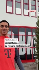 Jamal Musiala de retour à l'entraînement après sa grosse blessure - Foot - Bundesliga - Bayern