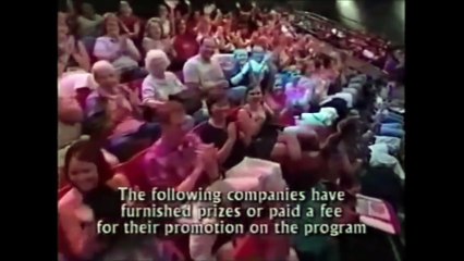 Wheel of Fortune closing credits, 12/4/02