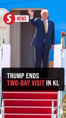Trump leaves Malaysia after sealing trade deals, regional truce