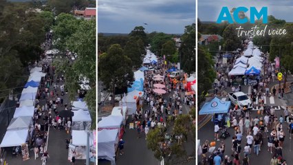 Spectacular Drone Footage of Gymea Village Festival 2025 🎥