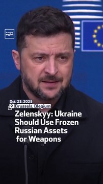 Zelenskyy Ukraine Should Use Frozen Russian Assets for Weapons