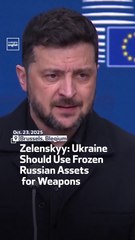 Zelenskyy Ukraine Should Use Frozen Russian Assets for Weapons