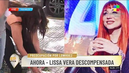 Lissa Vera se descompensó