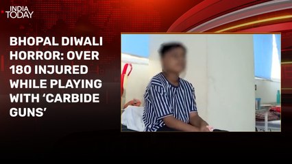 Diwali horror in MP: 'Carbide guns' injure over 180, many lose eyesight