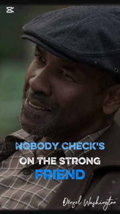 Nobody Checks On The Strong Friend