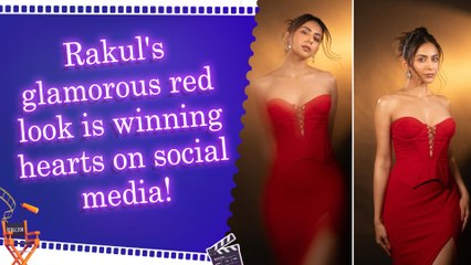 Rakul Preet Singh stuns in her new red dress, shares elegant pictures