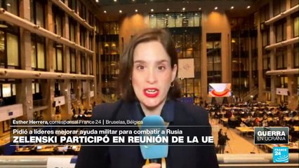 Zelenski pide a la UE utilizar activos rusos congelados para producción de armas