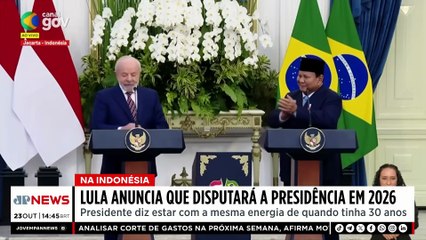 Lula anuncia que disputará presidência em 2026 e sugere trocas no Brics sem dólar