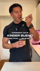 🍫 KINDER OVERNIGHT OATS 🍫