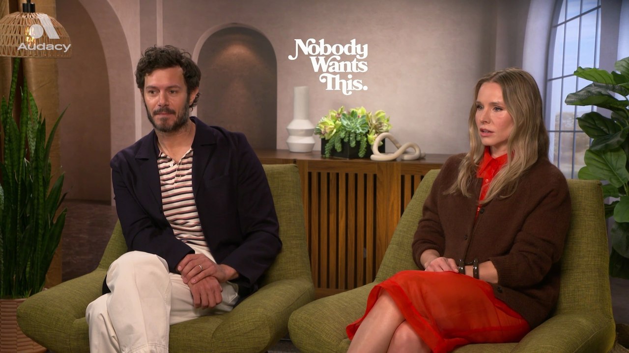 Kristen Bell and Adam Brody of 'Nobody Wants This'