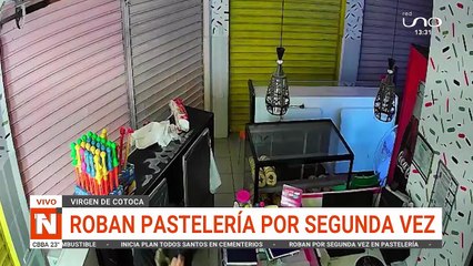 Roban pastelería por segunda vez