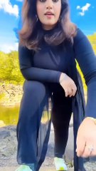 Wow nice girl enjoying life