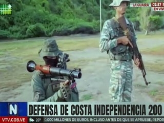 La Guaira | FANB y Milicia Nacional desplegadas en Ejercicio Defensa de Costa Independencia 200