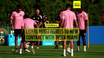 Football: Lionel Messi signs new contract with Inter Miami