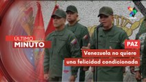 Padrino: Venezuela quiere vivir en paz y en felicidad