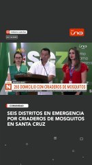 Seis distritos en emergencia por criaderos de mosquitos en Santa Cruz