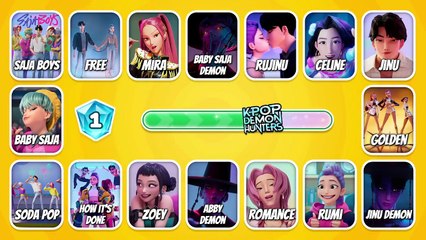 KPOP Demon Hunters in Real-Life TikTok Version 😍🎶 Guess the Voice Quiz  Mira, Rumi, Zoey, Jinu