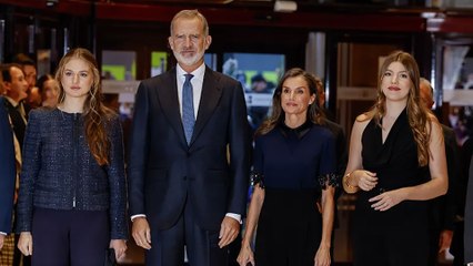La Familia Real acude al concierto previo a la entrega de los Premios Princesa de Asturias