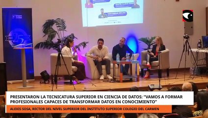 Presentaron la Tecnicatura Superior en Ciencia de Datos “Vamos a formar profesionales capaces de transformar datos en conocimiento”
